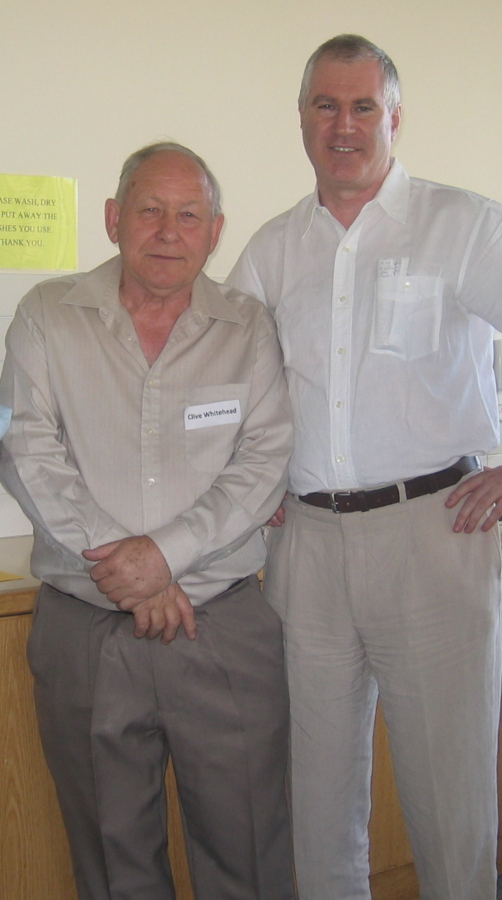 Clive (on left) with longstanding colleague and friend, Professor Tom O’Donoghue Clive (on left) with longstanding colleague and friend, Professor Tom O’Donoghue